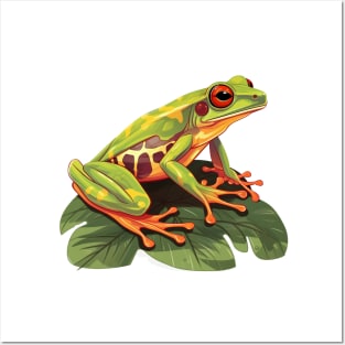 Red Eyed Tree Frog Posters and Art
